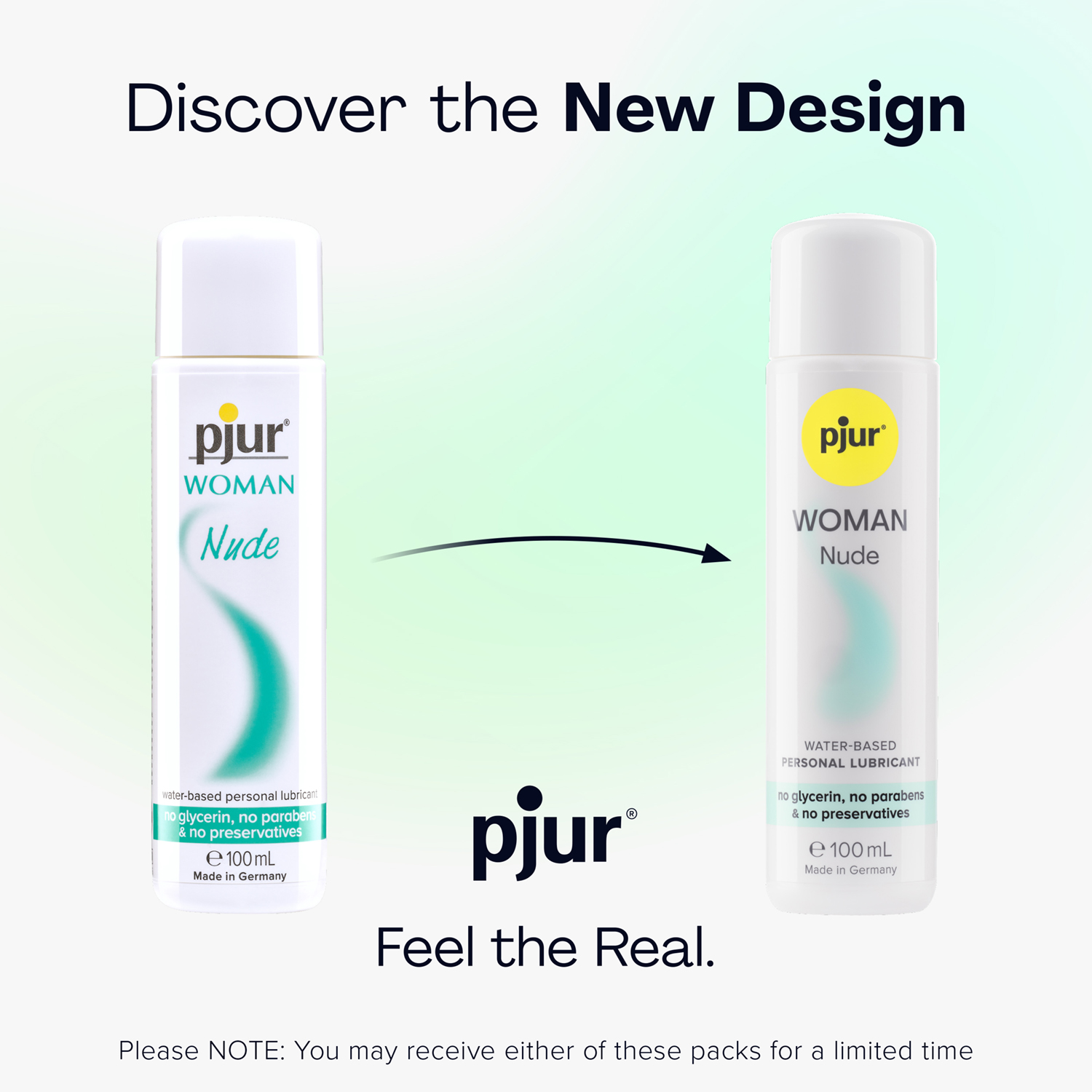 pjur WOMAN Nude 100 ml - Lubricante íntimo base agua para piel sensible - Imagen 4